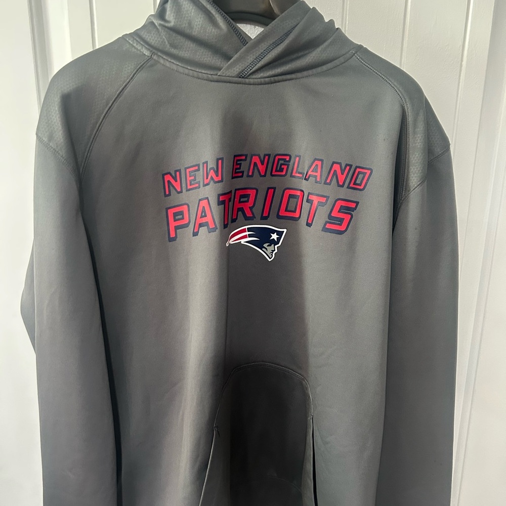 New Patriots NFL Team Apparel Grey Jacket